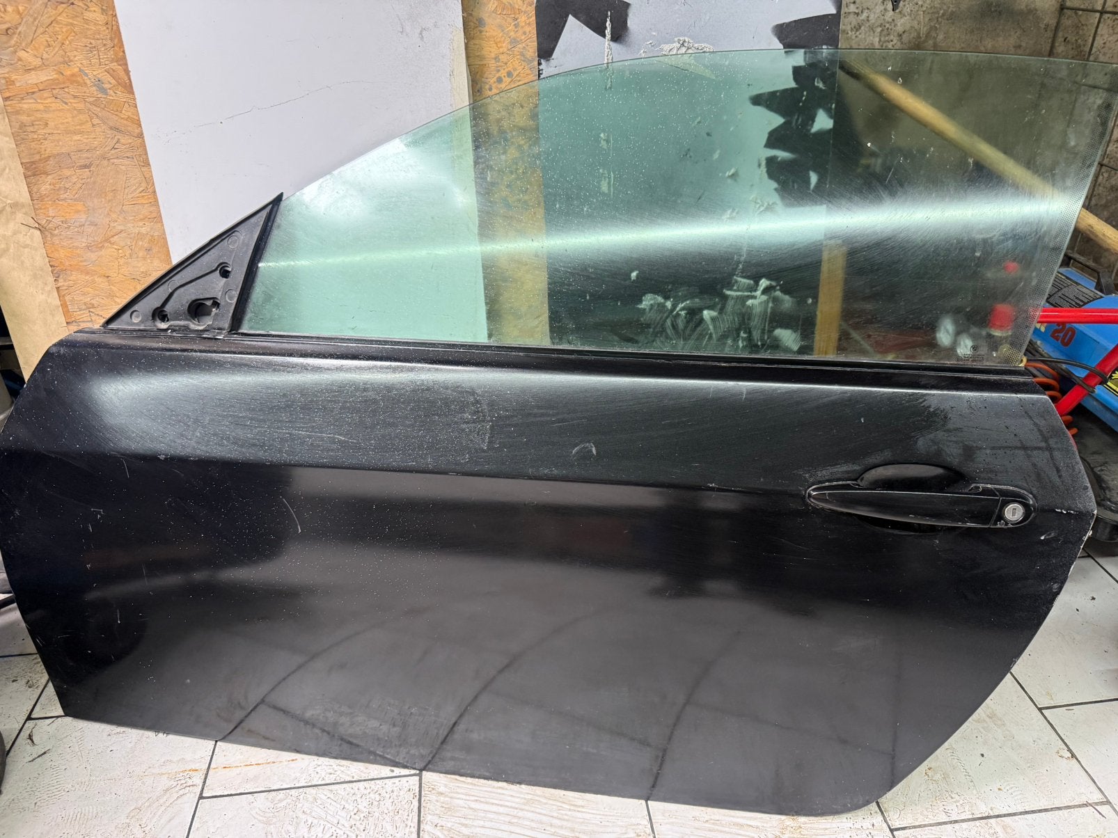 Porte cabriolet Bmw E93 noire avec fenêtre, Autos : Pièces & Accessoires, Vitres & Accessoires, Enlèvement, BMW