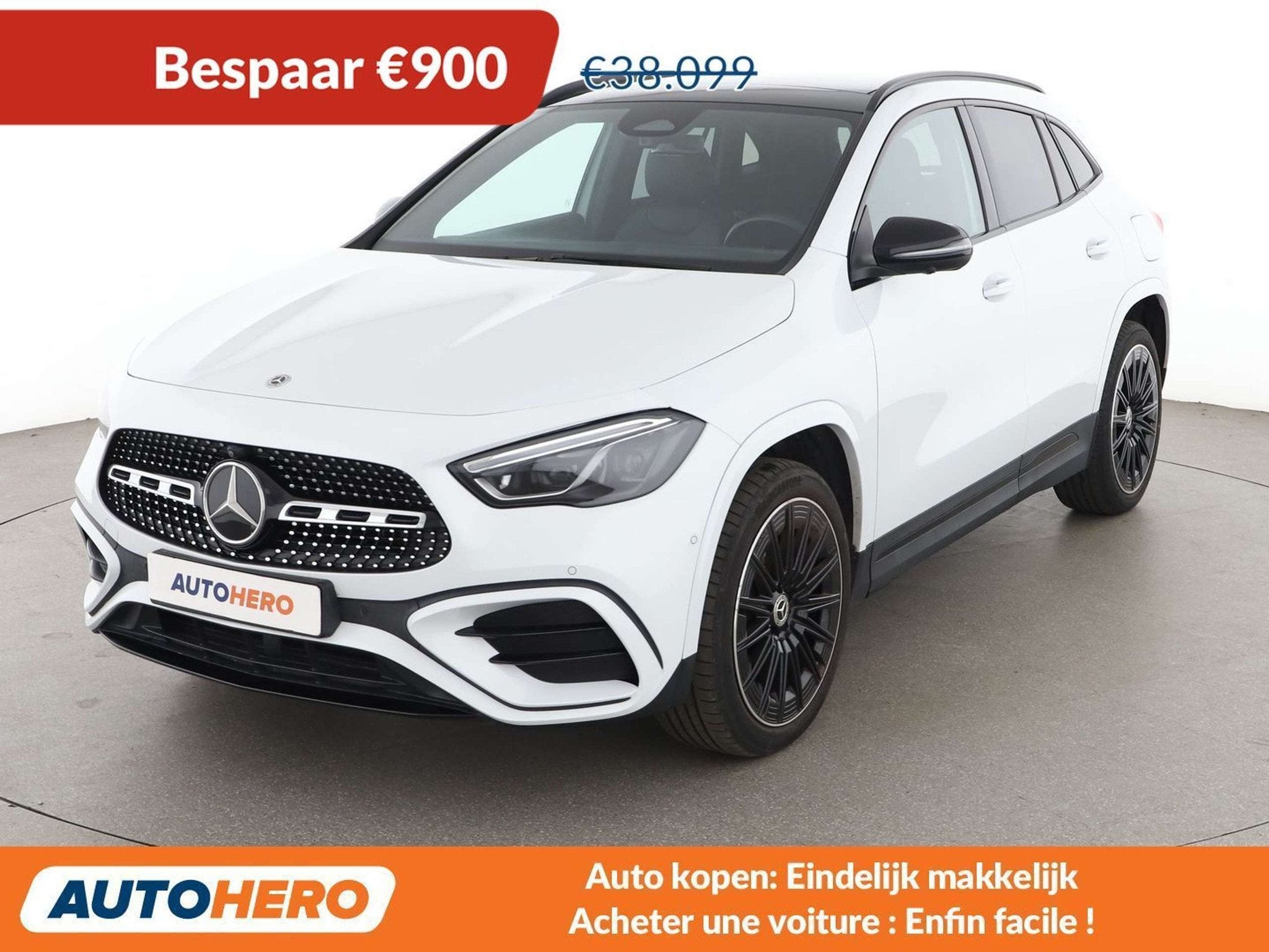 Mercedes-Benz GLA 250 GLA 250e AMG Line (automatique), Autos, Cuir, Noir, 5 portes, 5 places