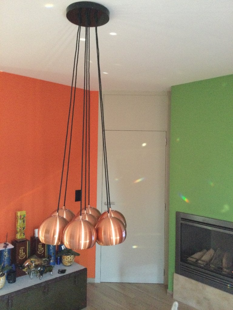 Design hanglamp merk zuiver, Huis en Inrichting, Ophalen, Zo goed als nieuw, Metaal