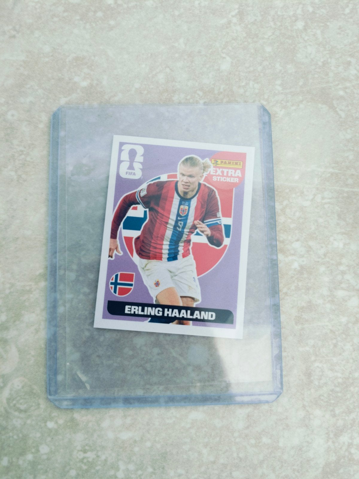Panini extra sticker WK 2026 Erling Haaland, Ophalen of Verzenden, Sticker
