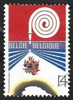 1 Postzegel België 1992 Brandbestrijding, Postzegels en Munten, Frankeerzegel, Ophalen of Verzenden, Postfris, Postfris