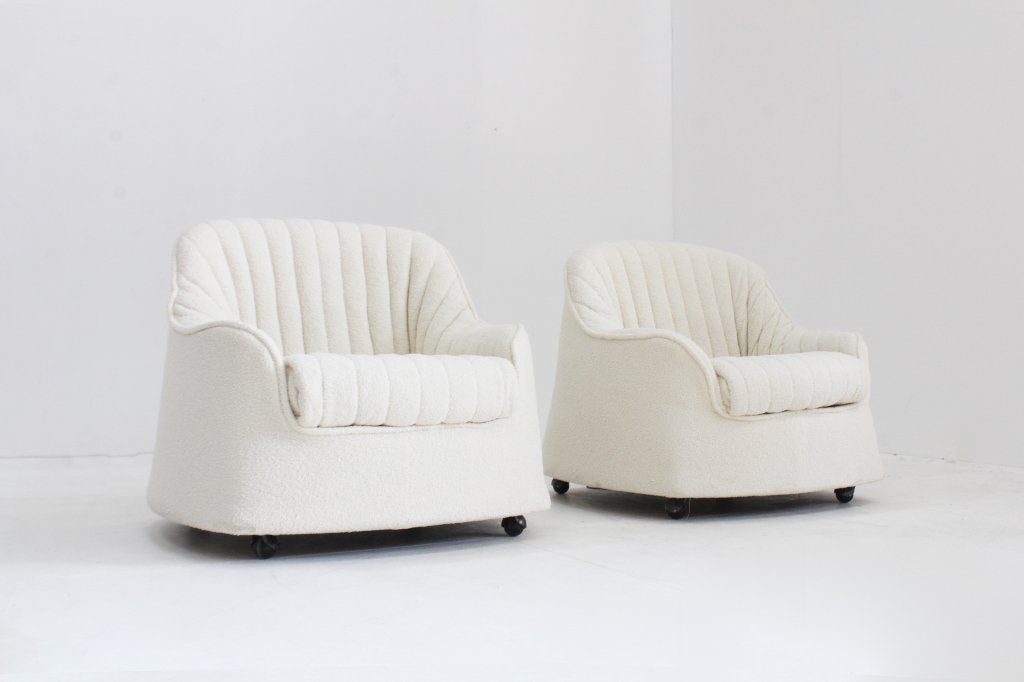 Set vintage Cassina Ciprea fauteuils Tobia Scarpa, Ophalen of Verzenden