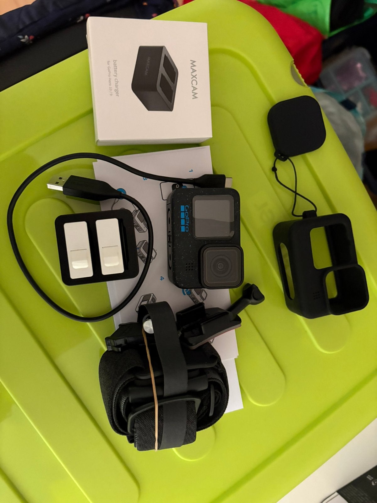 GoPro Hero12 noire avec accessoires, Enlèvement ou Envoi, Comme neuf, GoPro