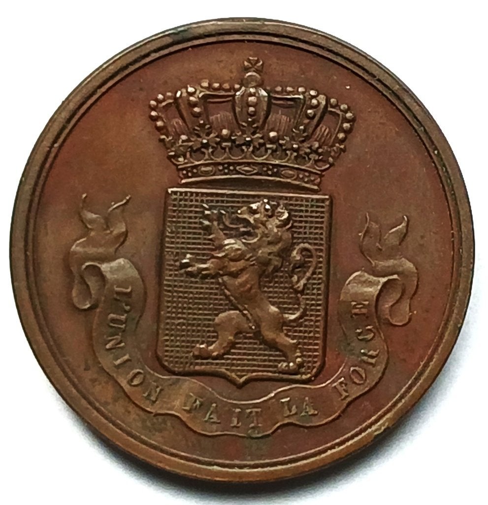 médaille belge 1844 Leclercq NAVIGATION MARITIME, Timbres & Monnaies, Enlèvement ou Envoi, Bronze