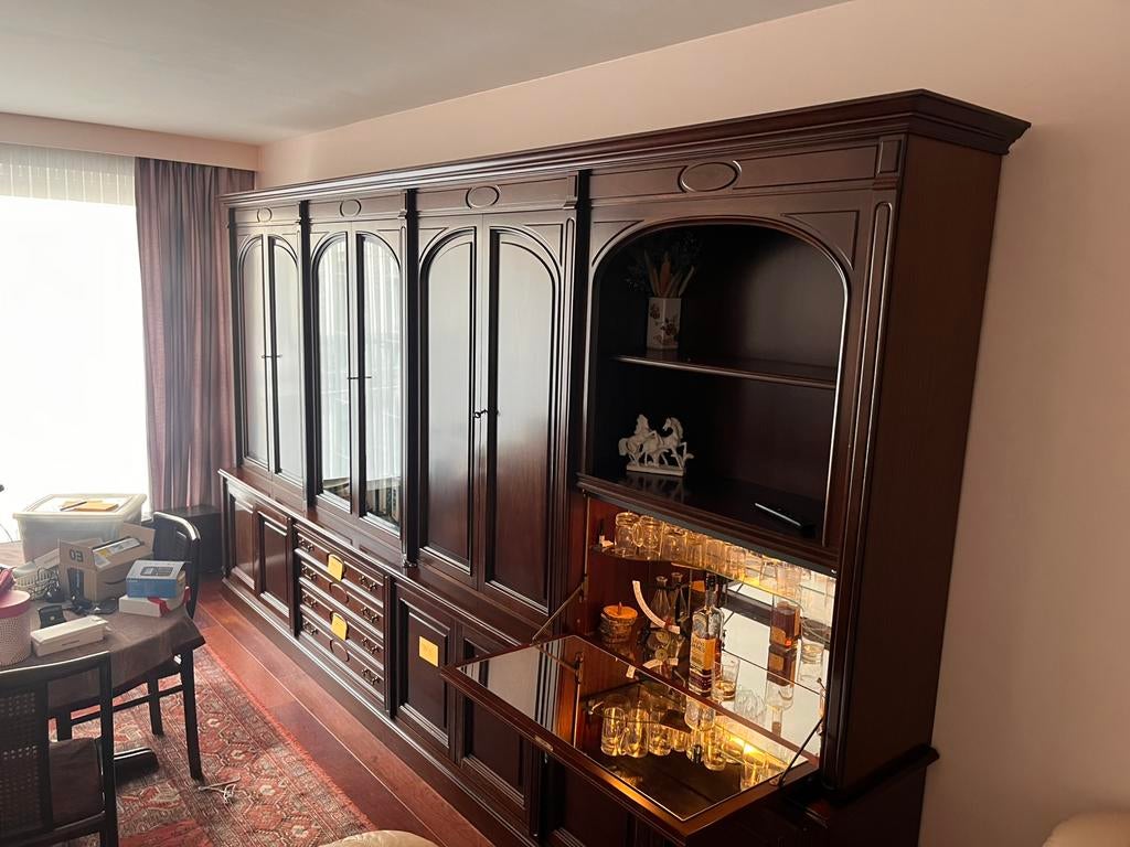 Buffet bar meuble ancien, Avec tiroir(s), 25 à 50 cm, 200 cm ou plus, Enlèvement