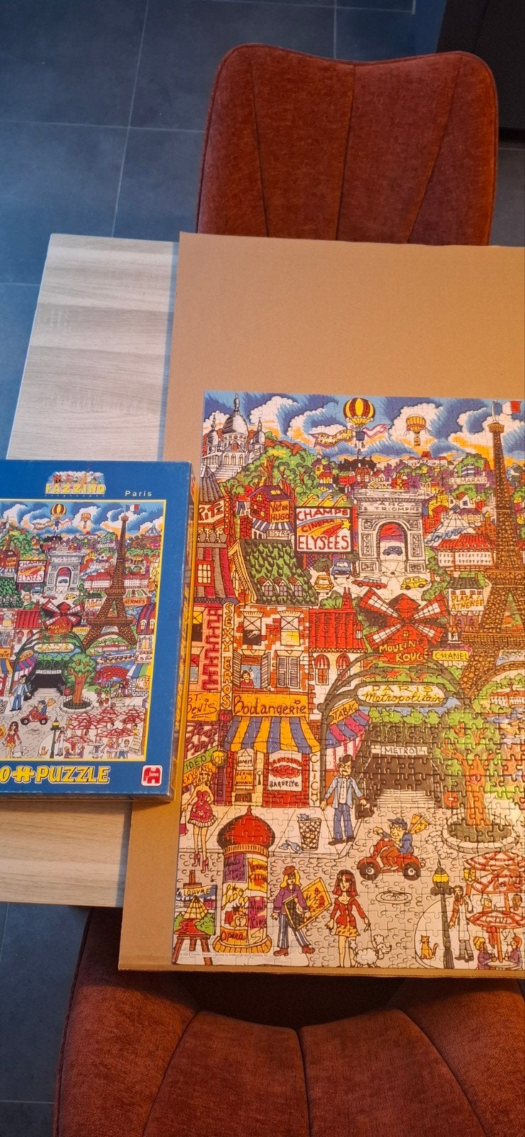 puzzel 1000 stukken, Ophalen, 500 t/m 1500 stukjes, Gebruikt, Legpuzzel