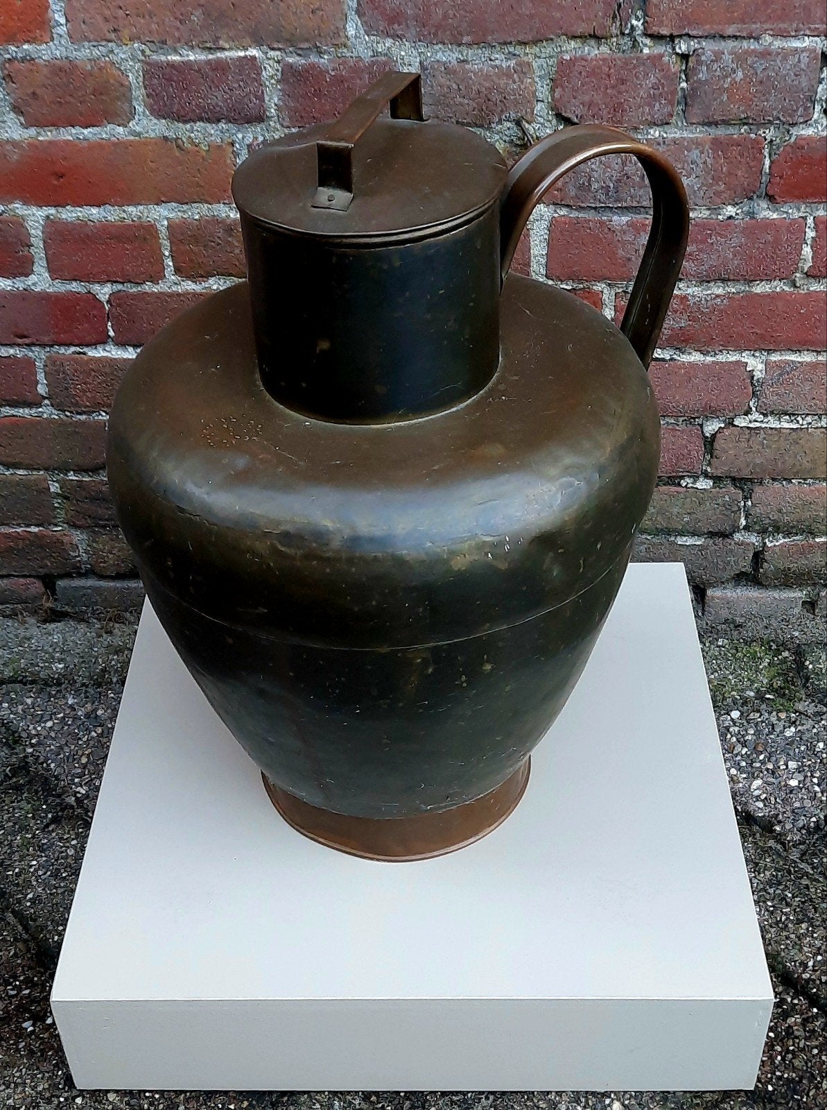 bidon à lait en laiton antique, Antiquités & Art, Enlèvement ou Envoi