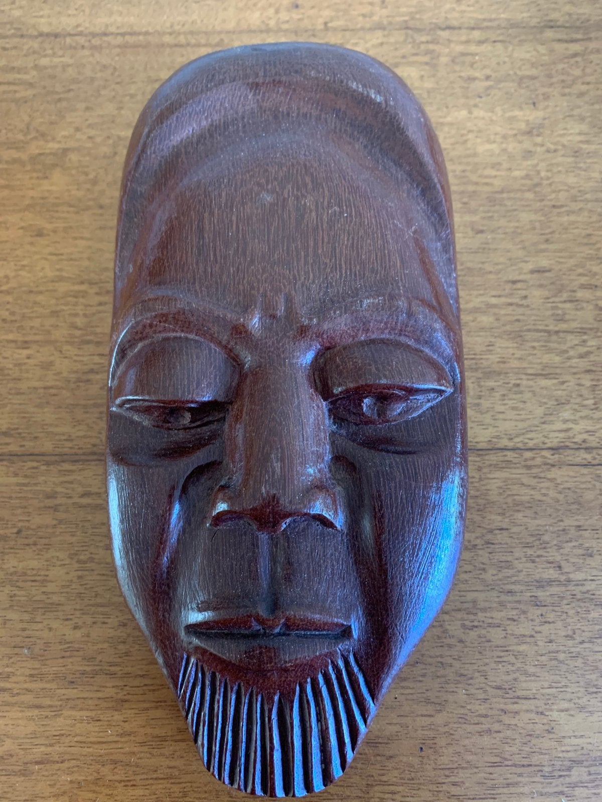 Masker, Antiek en Kunst, Hout, Masker, Ophalen of Verzenden, 20 cm
