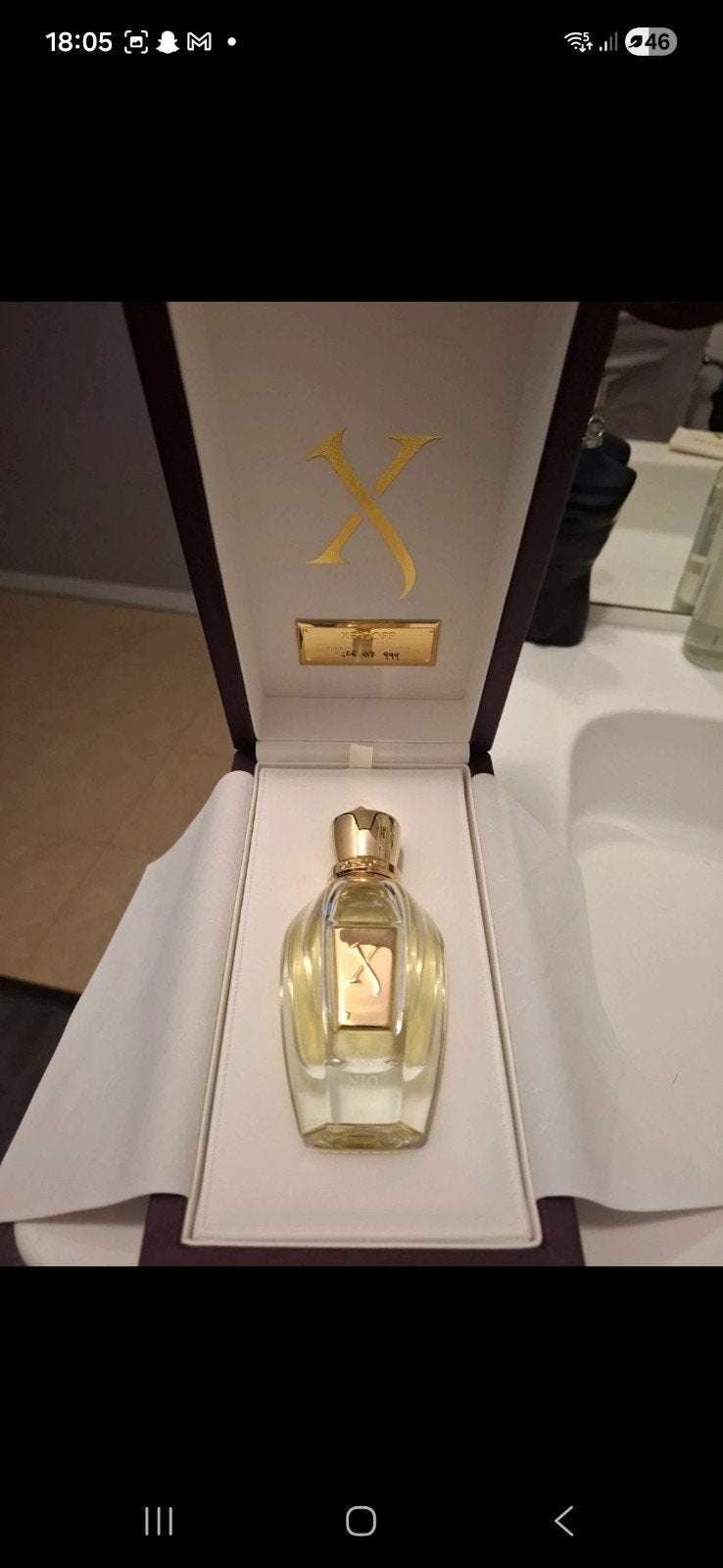 xerjoff nio, Enlèvement ou Envoi, Neuf, Bouteille de parfum, Plein