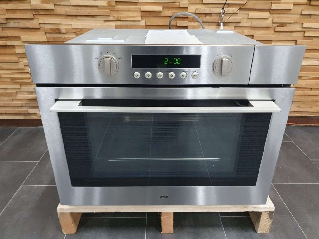 Luxe ATAG inbouwoven 60 cm RVS stoomoven, Electroménager, Fours, Comme neuf, Encastré, 60 cm ou plus, Vapeur, Enlèvement ou Envoi