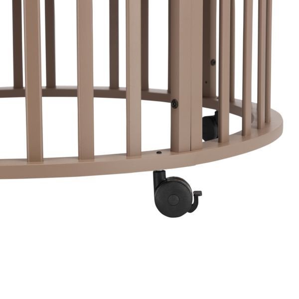 Rond babypark, Kinderen en Baby's, Ophalen, Zo goed als nieuw, Rond, Wieltjes