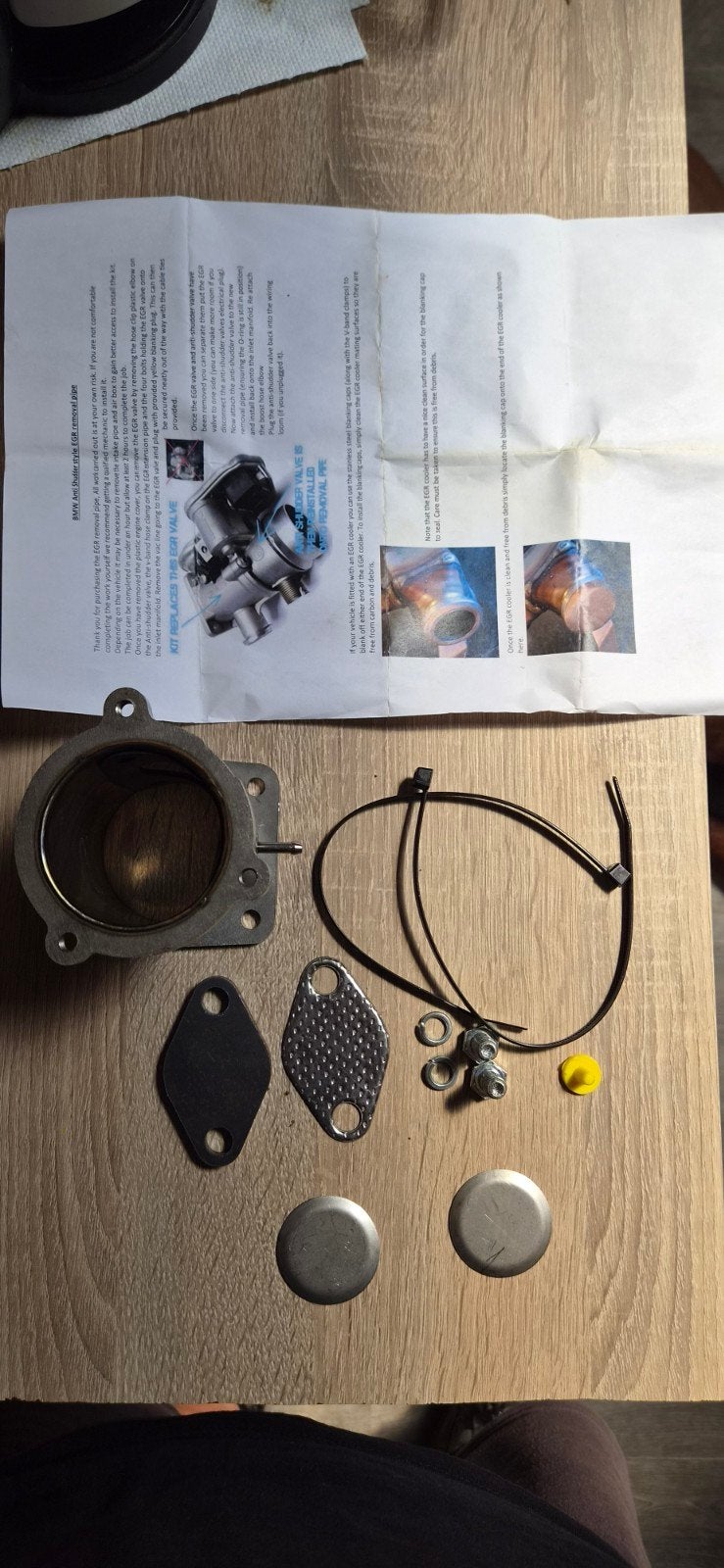 Bmw e91 n47 egr delite, Ophalen