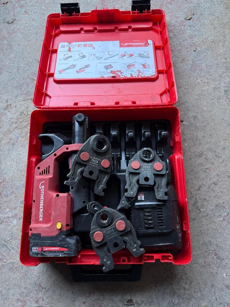 Rothenberger TT compact 3 TH set, Ophalen, Gebruikt