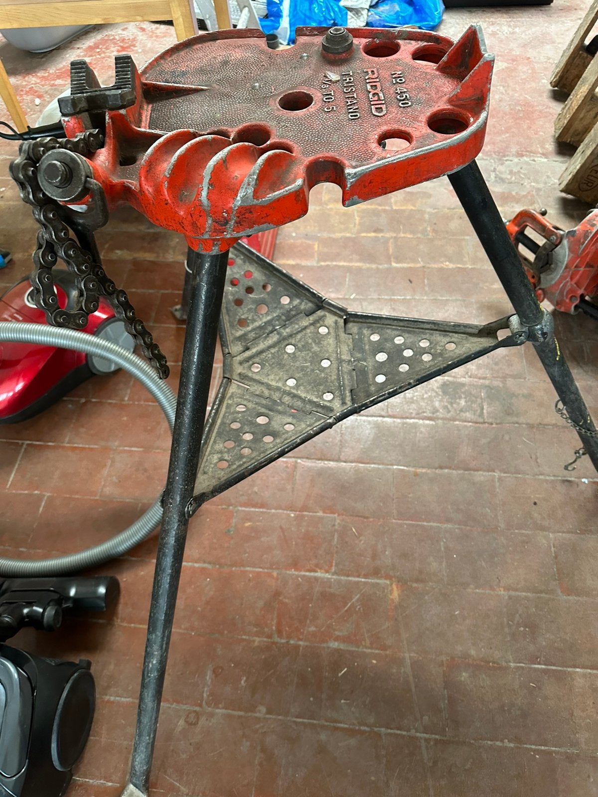 Trépied Ridgid, Bricolage & Construction, Enlèvement, Comme neuf