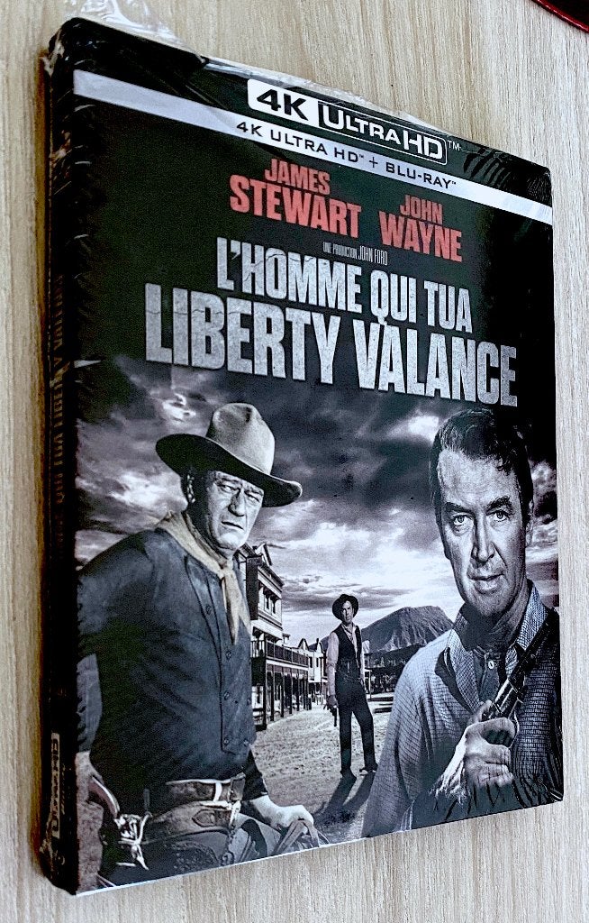 L' HOMME QUI TUA LIBERTY VALANCE (4K UHD) // Édition LIMITÉE, CD & DVD, Blu-ray, Avec suppléments, Enlèvement ou Envoi, Film, Blu-ray 4K Ultra HD
