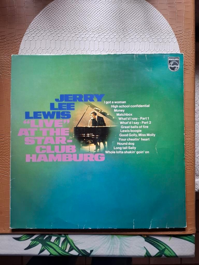 LP Jerry Lee Lewis - "Live" at the Starclub Hamburg, Enlèvement ou Envoi, Utilisé, 12 pouces