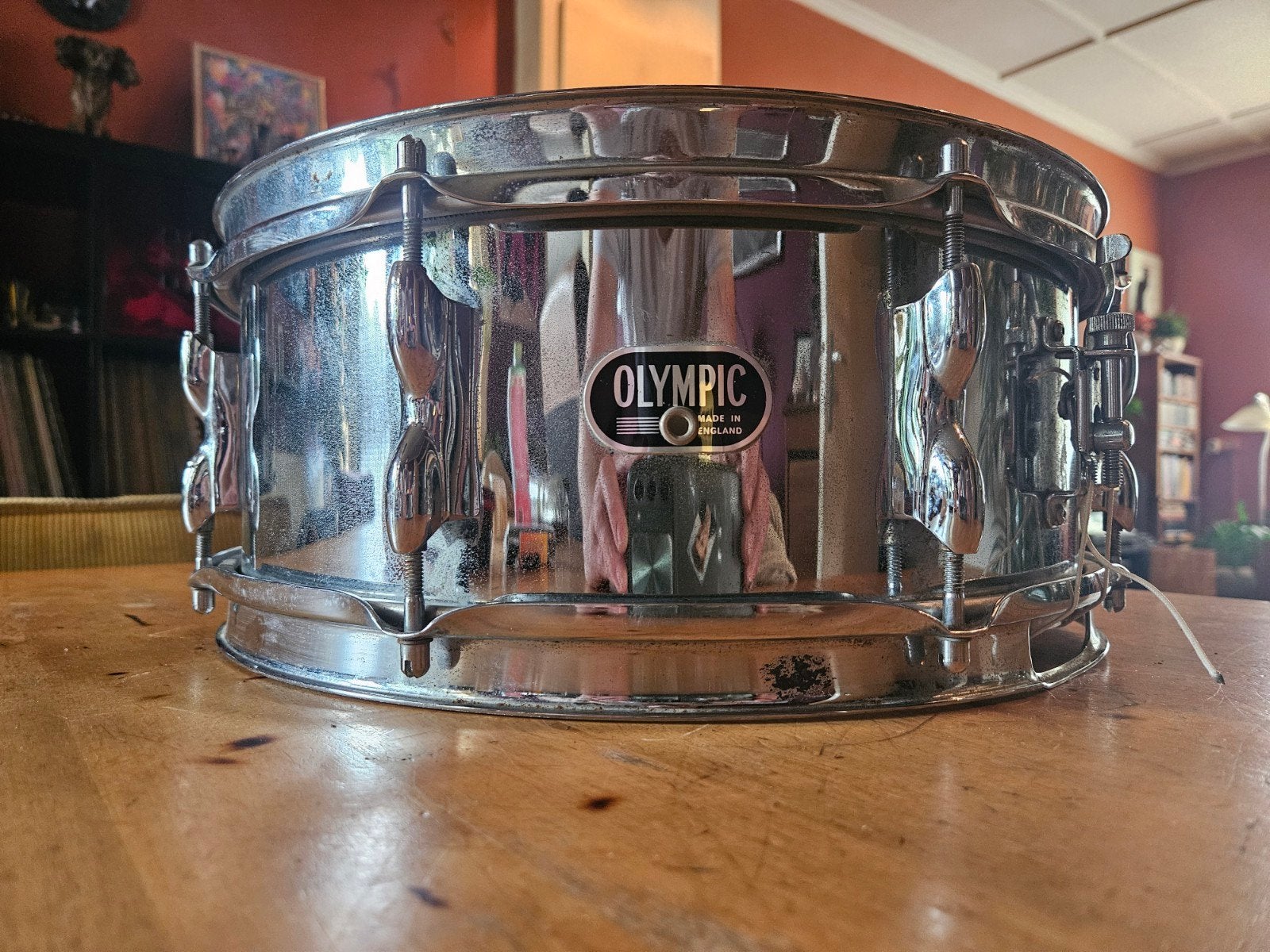 Olympic 14x5.5 snaredrum. COB. Early 1960's, Muziek en Instrumenten, Drumstellen en Slagwerk, Ophalen of Verzenden, Gebruikt, Premier