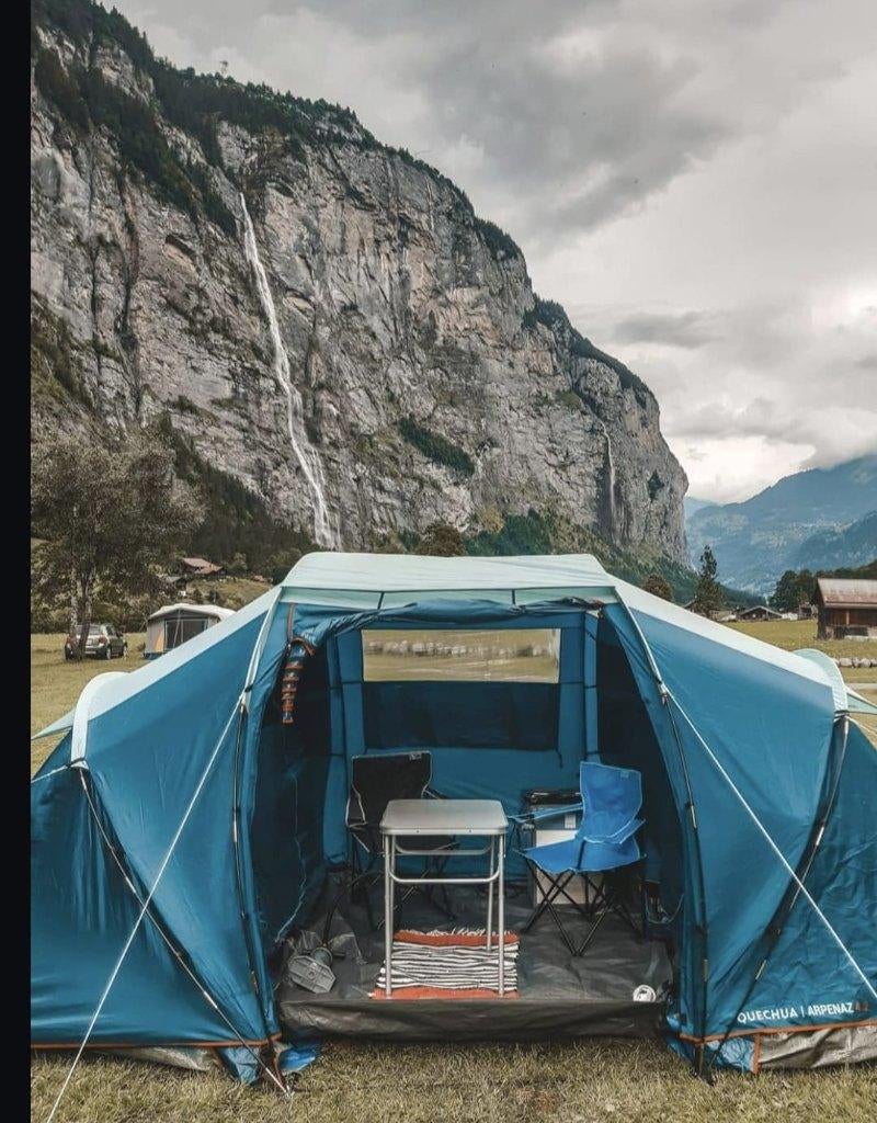 Quechua Koepeltent voor 4 personen arpenaz 4.2, Enlèvement ou Envoi, Comme neuf, Jusqu'à 4