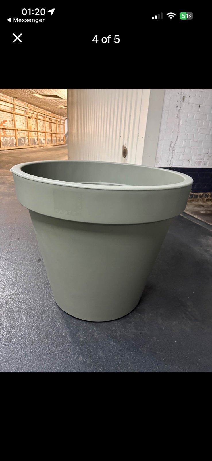 Leuke grote nieuwe  plantenbakken, Ophalen, Nieuw, Rond, Kunststof