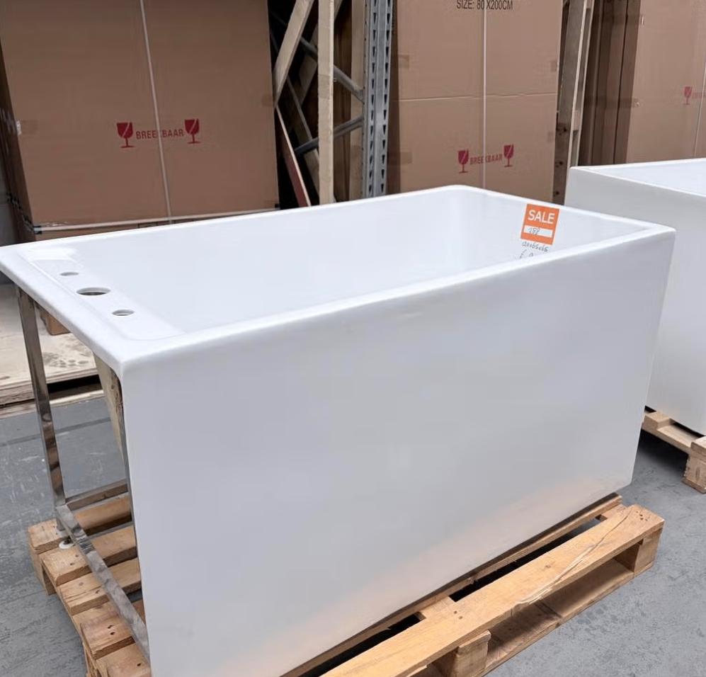 HOEKBAD compact incl afvoer 120x65x65 nr288, Ophalen of Verzenden, Nieuw, Wit
