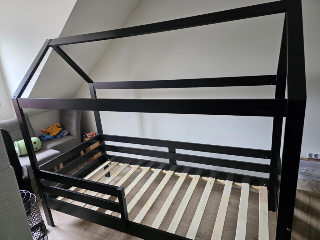 NOUS Living kinderbed Amy (90x200 cm) Zwart , Ophalen, Nieuw