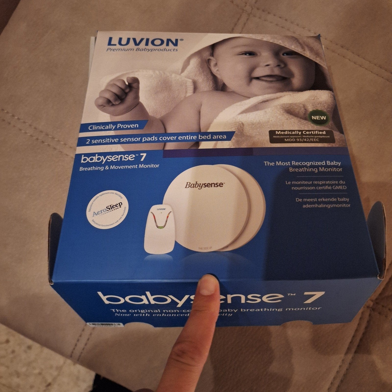 luvion babysense 7, Ophalen