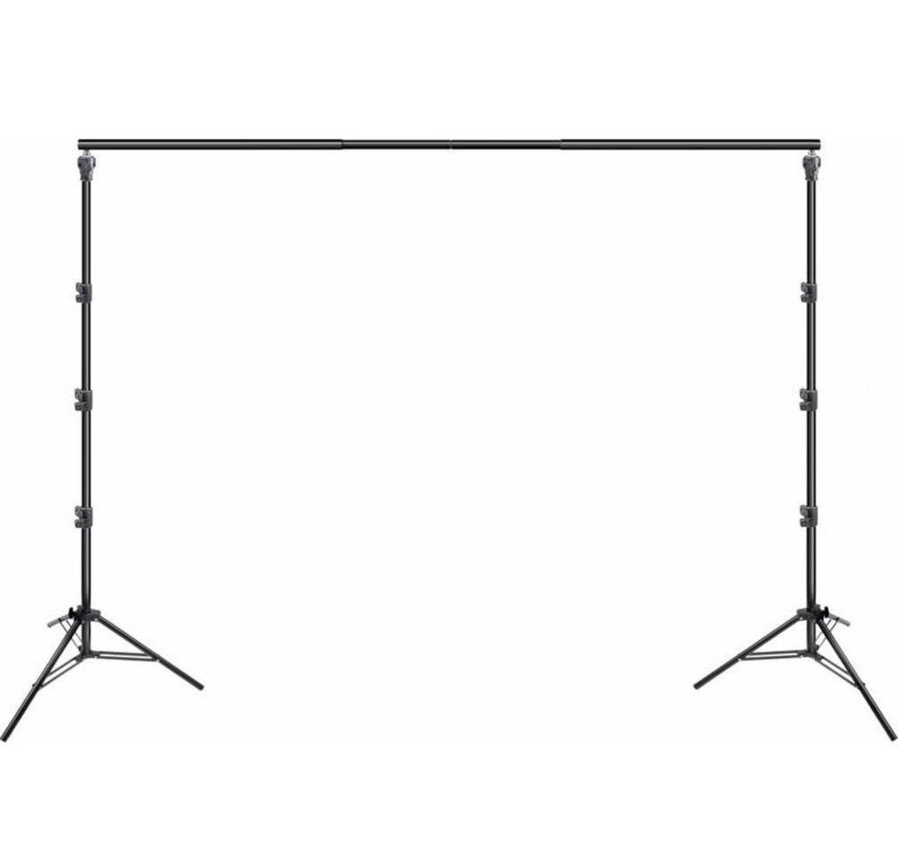 Bresser achtergrondsysteem 3x3 m + witte rol + 4 klemmen, Audio, Tv en Foto, Ophalen, Bresser, Zo goed als nieuw, Opvouwbaar