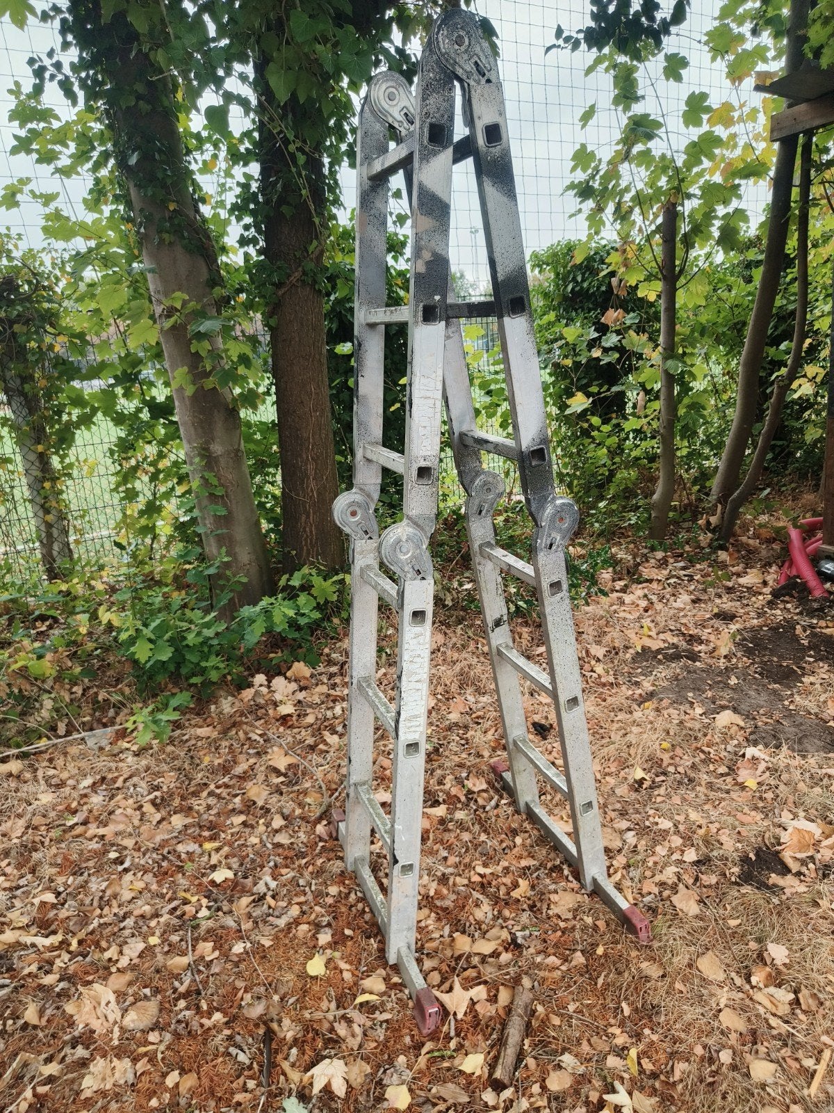 vouwladder Plooiladder aluminium, Doe-het-zelf en Bouw, Ophalen