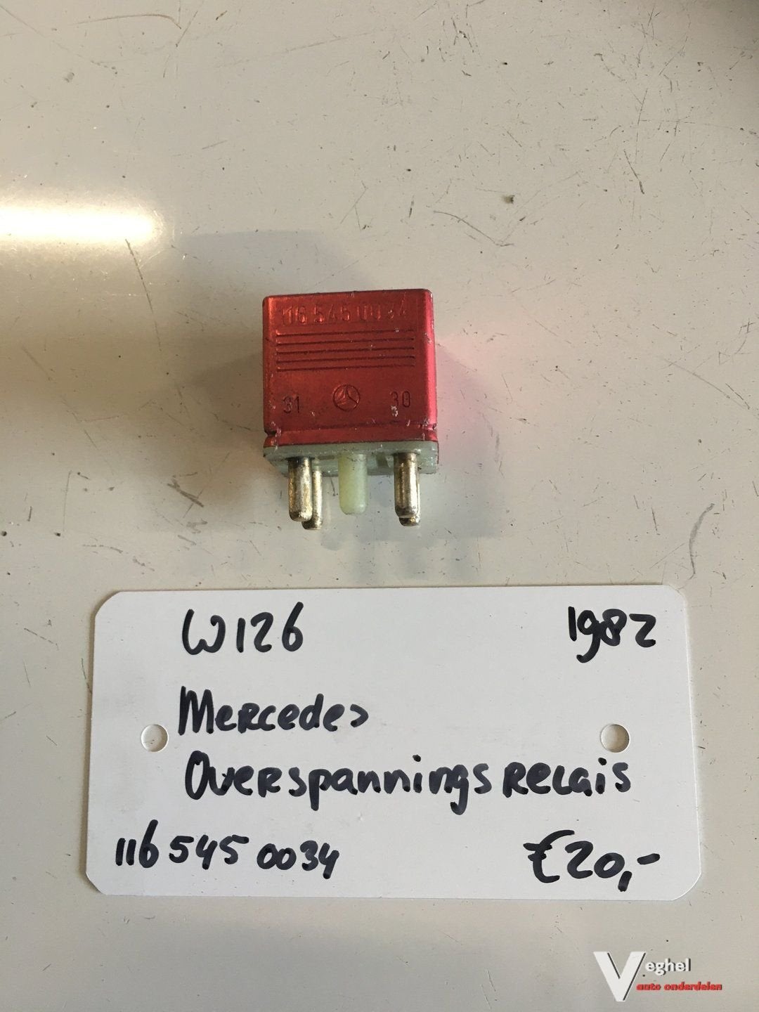 Mercedes w126 280SE 1982Overspannings Relais, Gebruikt, -, -, Ophalen of Verzenden