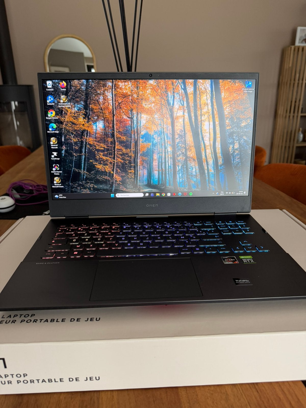 HP OMEN 16 – RTX 3070 – Ryzen 7 – Excellent état, Informatique & Logiciels, Enlèvement, Comme neuf, Azerty, SSD