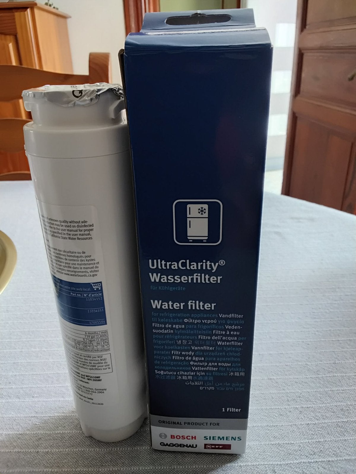 Filtre à eau UltraClarity Pro pour réfrigérateur, Enlèvement ou Envoi, Neuf