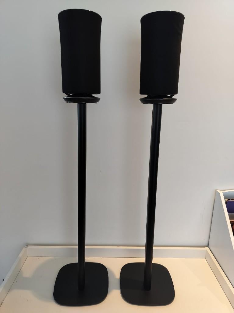 2X Samsung Wireless 360 R3 Speaker + Staander, Overige merken, Ophalen of Verzenden, Zo goed als nieuw, Surroundset zonder subwoofer