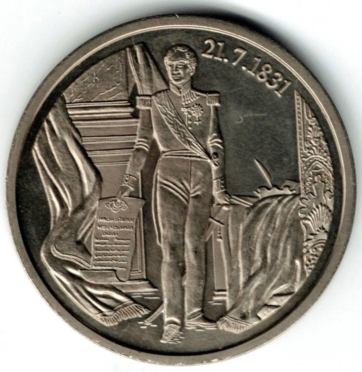 Médaille de l'histoire belge - Couronnement Léopold I, Timbres & Monnaies, Envoi, Autres matériaux