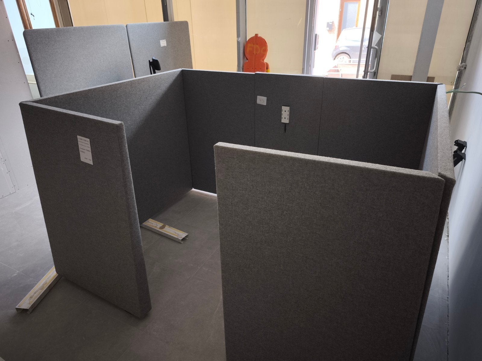 Cloisons de séparation de bureaux / espace acoustique en U, Maison & Meubles, Cuisine | Cuisines complètes, Enlèvement