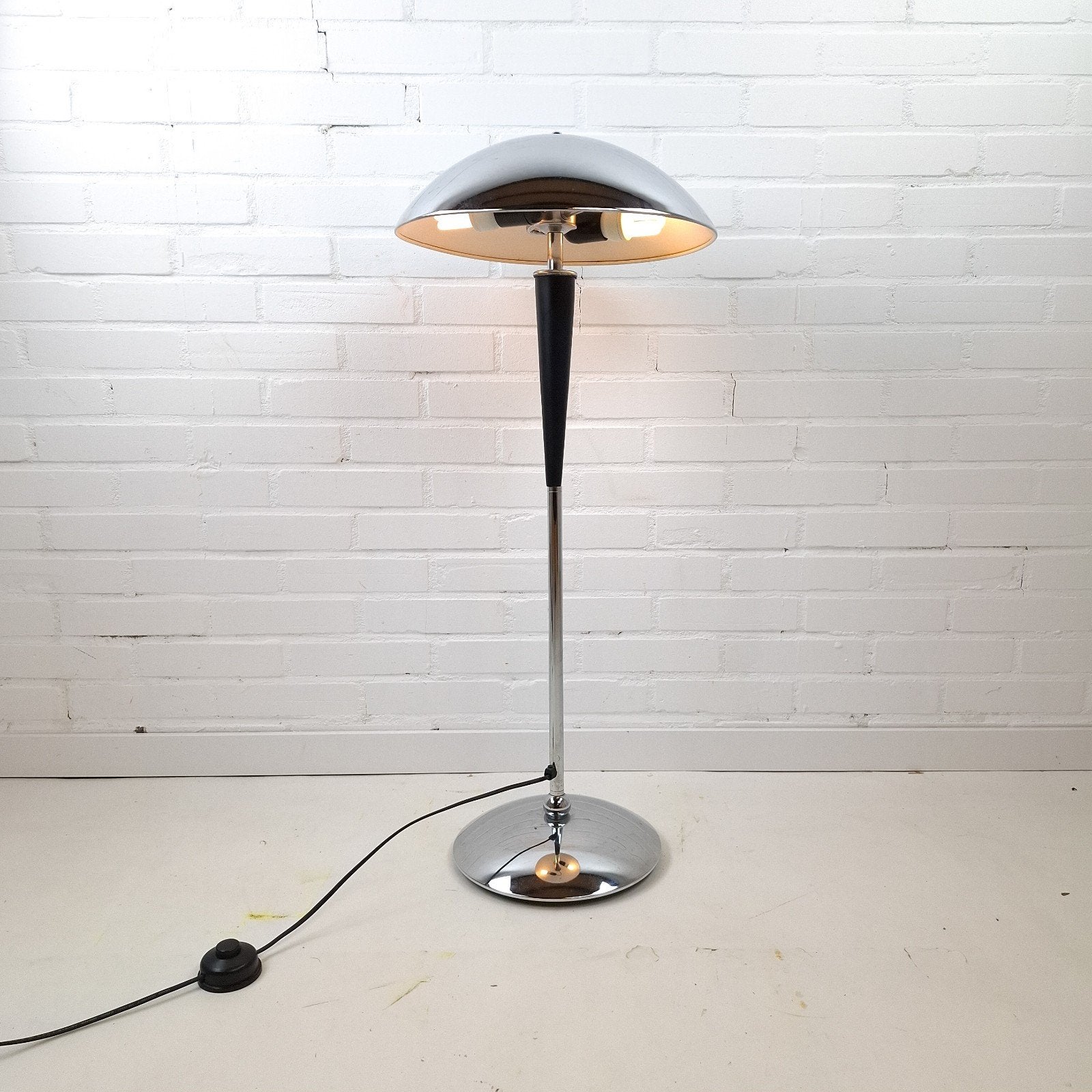 Vintage vloerlamp stalamp mushroom Bauhaus stijl, Huis en Inrichting, Lampen | Vloerlampen, Metaal, Ophalen
