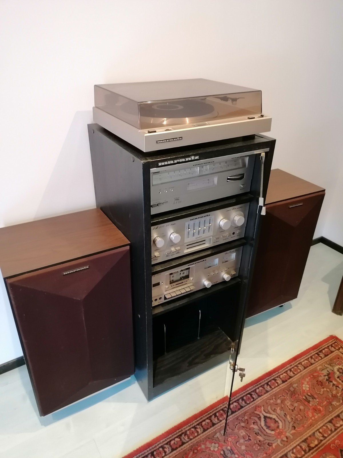 stereo installatie Marantz., Ophalen