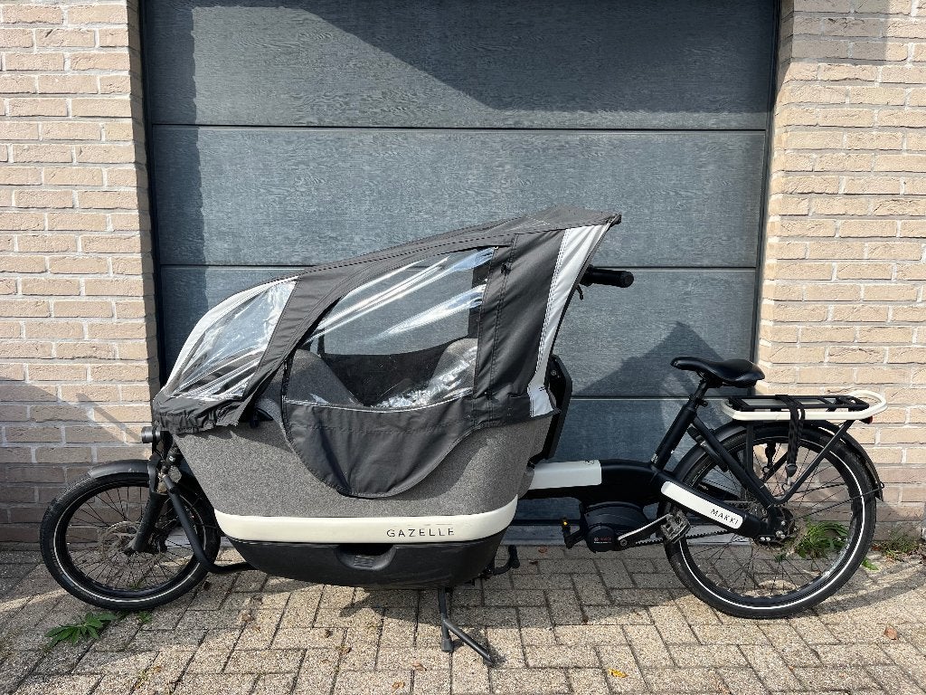 Elektrische bakfiets gazelle maki, Ophalen, Gebruikt, 3 kinderen, Elektrisch