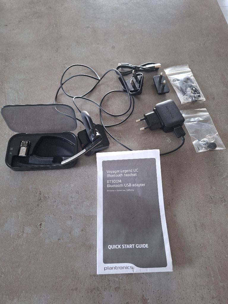 Draadloze (bluetooth) headset voor laptop, Ophalen, Gebruikt, Plantronics, Mute-functie