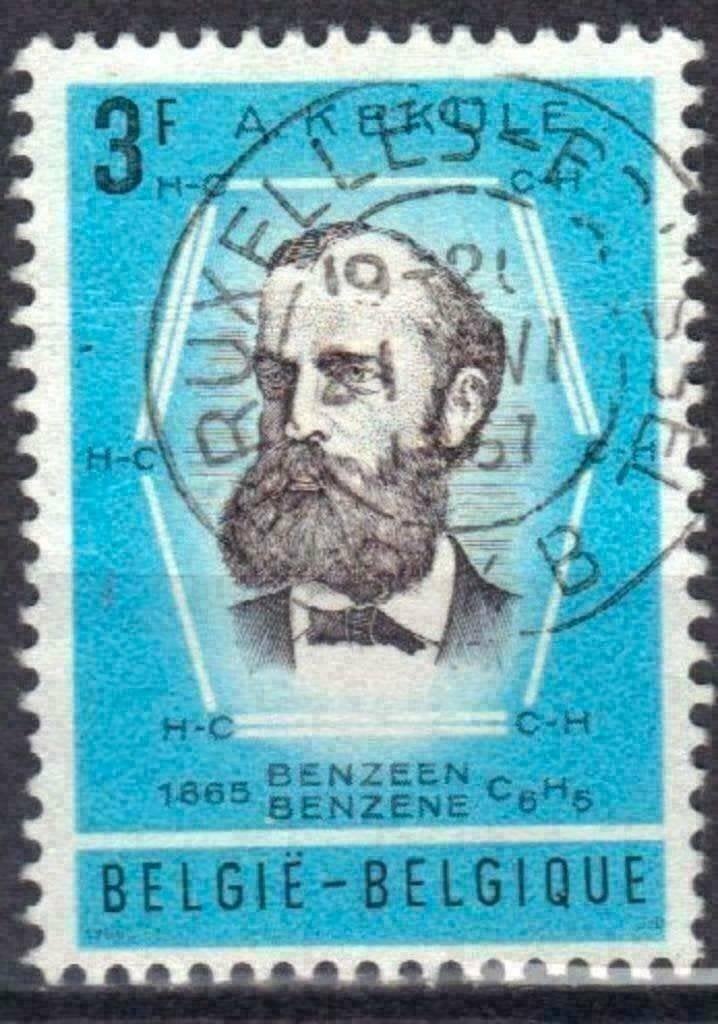 Belgie 1966 - Yvert/OBP 1382 - Professor August Kekule (ST), Verzenden, Gestempeld, Gestempeld