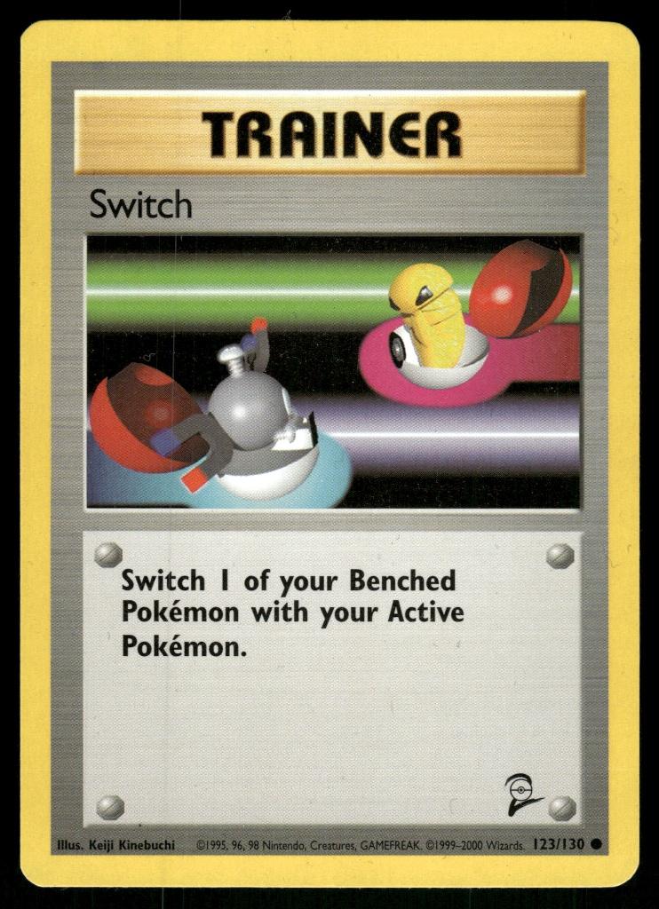 Switch 123/130 - Base Set 2 (NM), Hobby en Vrije tijd, Verzamelkaartspellen | Pokémon, Gebruikt, Verzenden