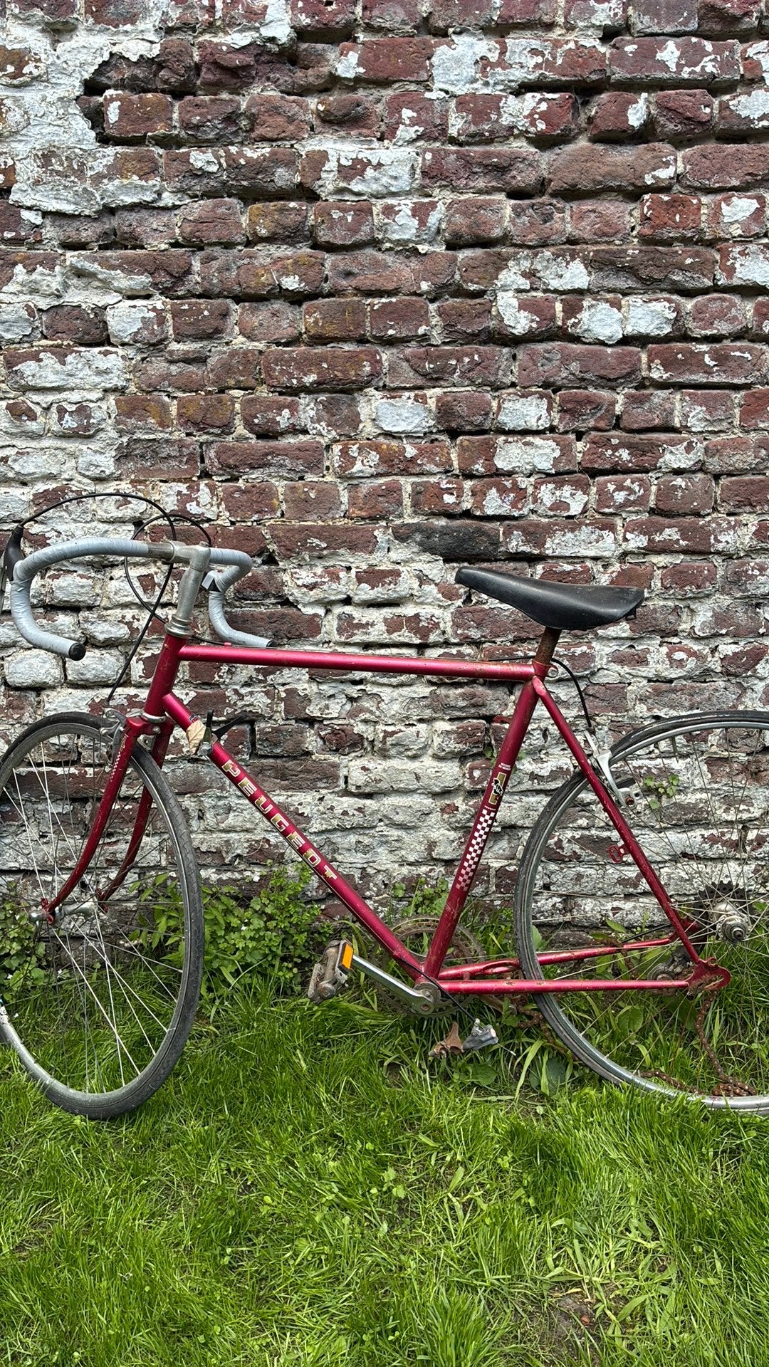 Oude peugeot koersfiets, Fietsen en Brommers, Ophalen