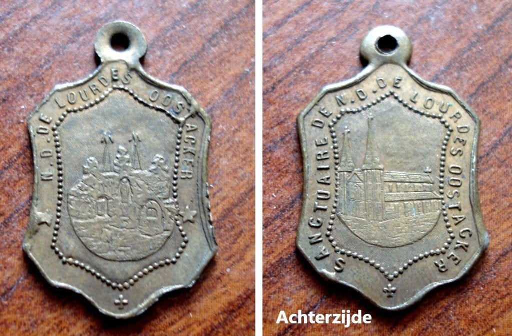 Medaille Sanctuaire Notre-dame de Lourdes, Envoi, Utilisé, Autres types, Christianisme | Catholique