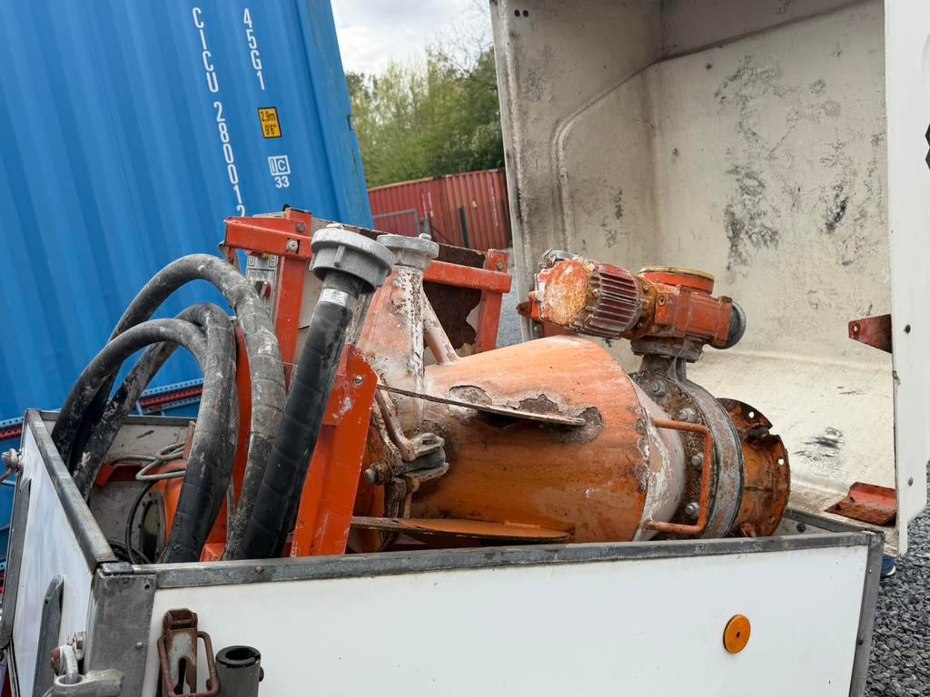 PFT Silomat D1-140 - machine à plâtrer - sur remorque, Enlèvement, Utilisé