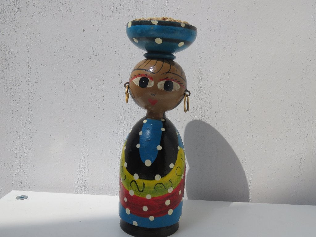 Poupée vintage Spindle, Nubian pop, Égypte, années 60-70, Enlèvement ou Envoi
