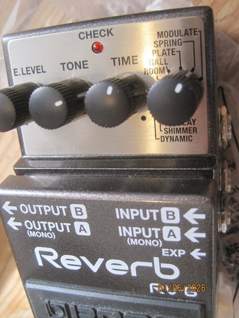 Boss RV-6, Muziek en Instrumenten, Effecten, Verzenden, Zo goed als nieuw, Reverb