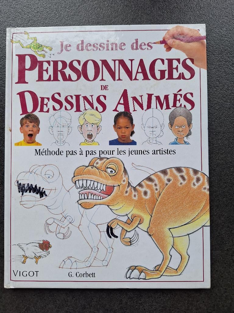 Je dessine des personnages de dessins animés, Livres, Loisirs & Temps libre, Comme neuf, Enlèvement, Corbett, Dessin et Peinture