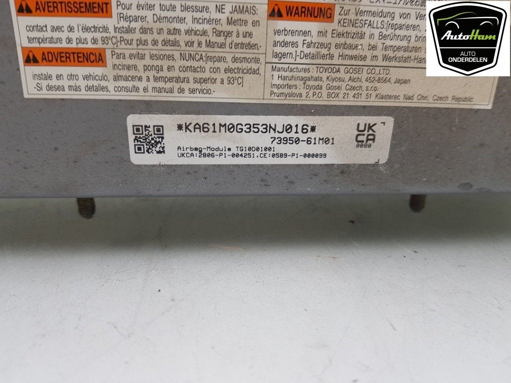AIRBAG GENOUX SX4 S-Cross (JY) (|7395061M01|7395061M015PK|), Dhr. J. Ham, Administratie@autoham.nl, Utilisé, Suzuki