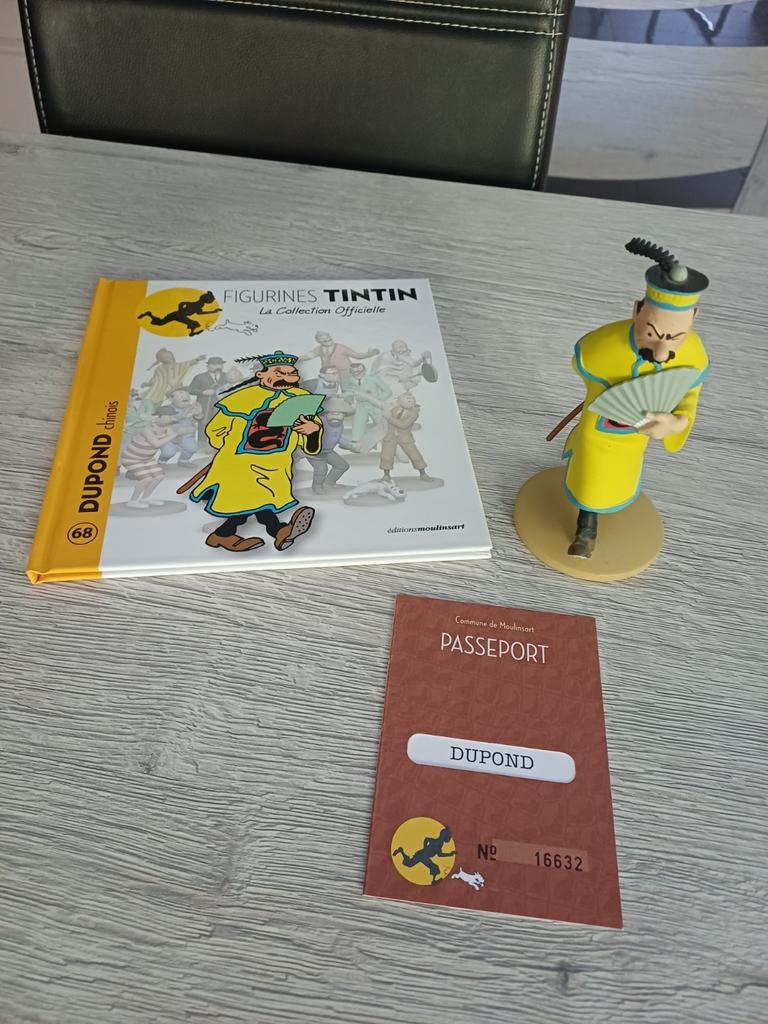 Figurine Dupond Collection Officielle Moulinsart, Enlèvement ou Envoi, Tintin, Comme neuf, Statue ou Figurine