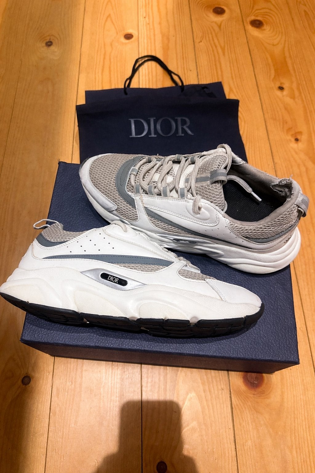 Chaussures de sport Dior B22, Vêtements | Hommes, Enlèvement ou Envoi, Comme neuf, Blanc, Baskets
