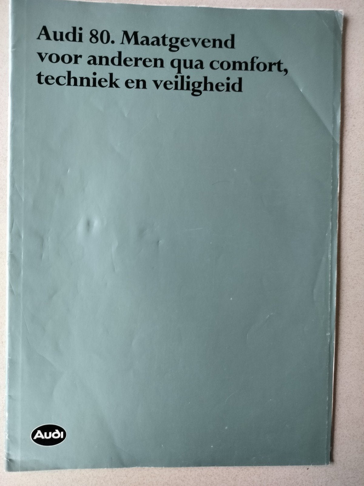 brochure Audi 80, 90, 91, Boeken, Auto's | Folders en Tijdschriften, Ophalen of Verzenden, Zo goed als nieuw, Audi